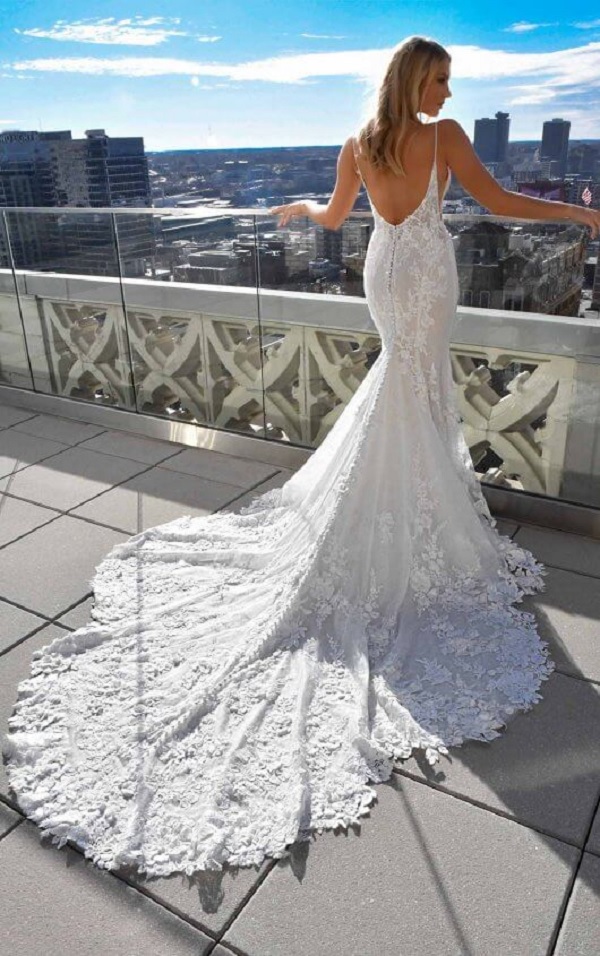 Vestido de novia sirena